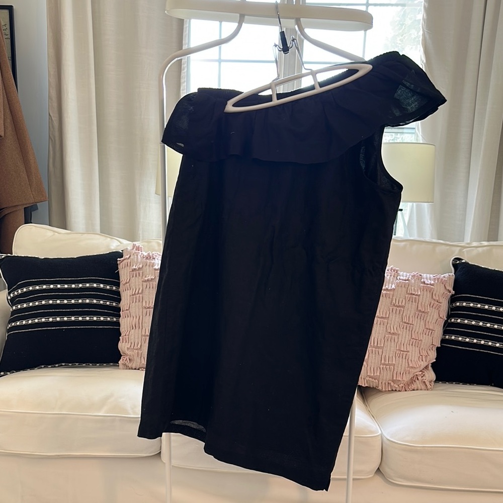 J. Crew Factory Ruffle One Shoulder Dress